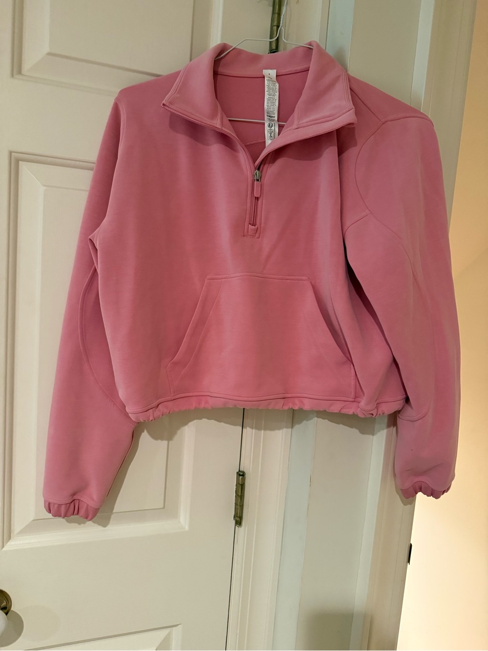 LULULEMON BRUSHED SOFTSTREME HALF ZIP SIZE 8